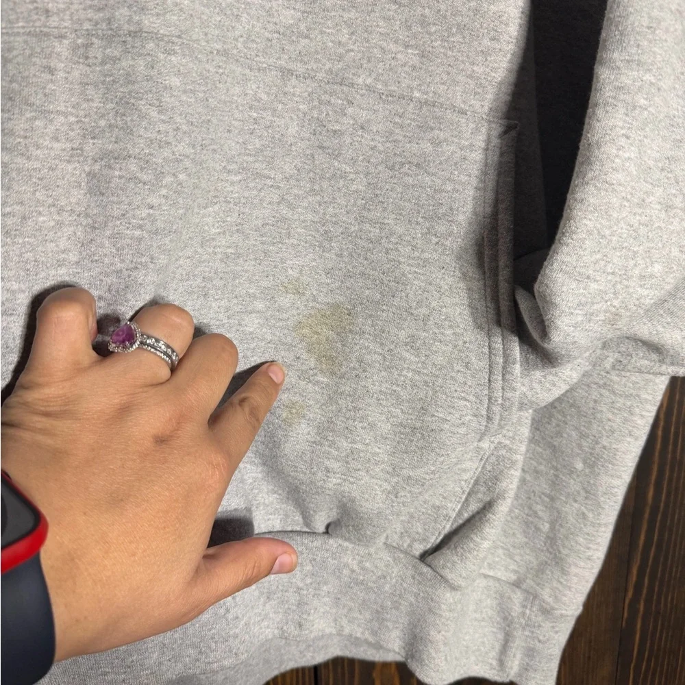 Disneyland Resort Mickey Hoodie Gray Back Graphic Size 2XL Hanes